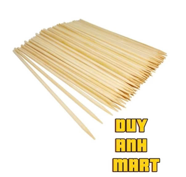 Que xiên tre [1 Kg, 500g] tăm xiên nướng thịt, khoai tây lốc xoáy, xúc ...
